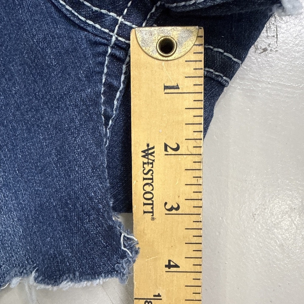 Love Indigo Premium Womens Shorts Rhinestone  Size 12 - Picture 7 of 7